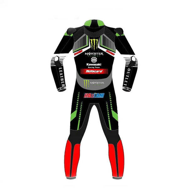 Leon Haslam Kawasaki 2019 WSBK MotoGP Racing Motorbike Leather Suit