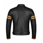 Mens Leather Motorcycle Jacket - Image 2